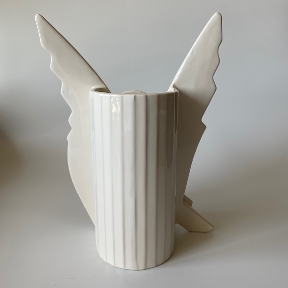 Fitz & Floyd White Doves Figural Vase Vintage Porcelain Scarce - Picture 6 of 10